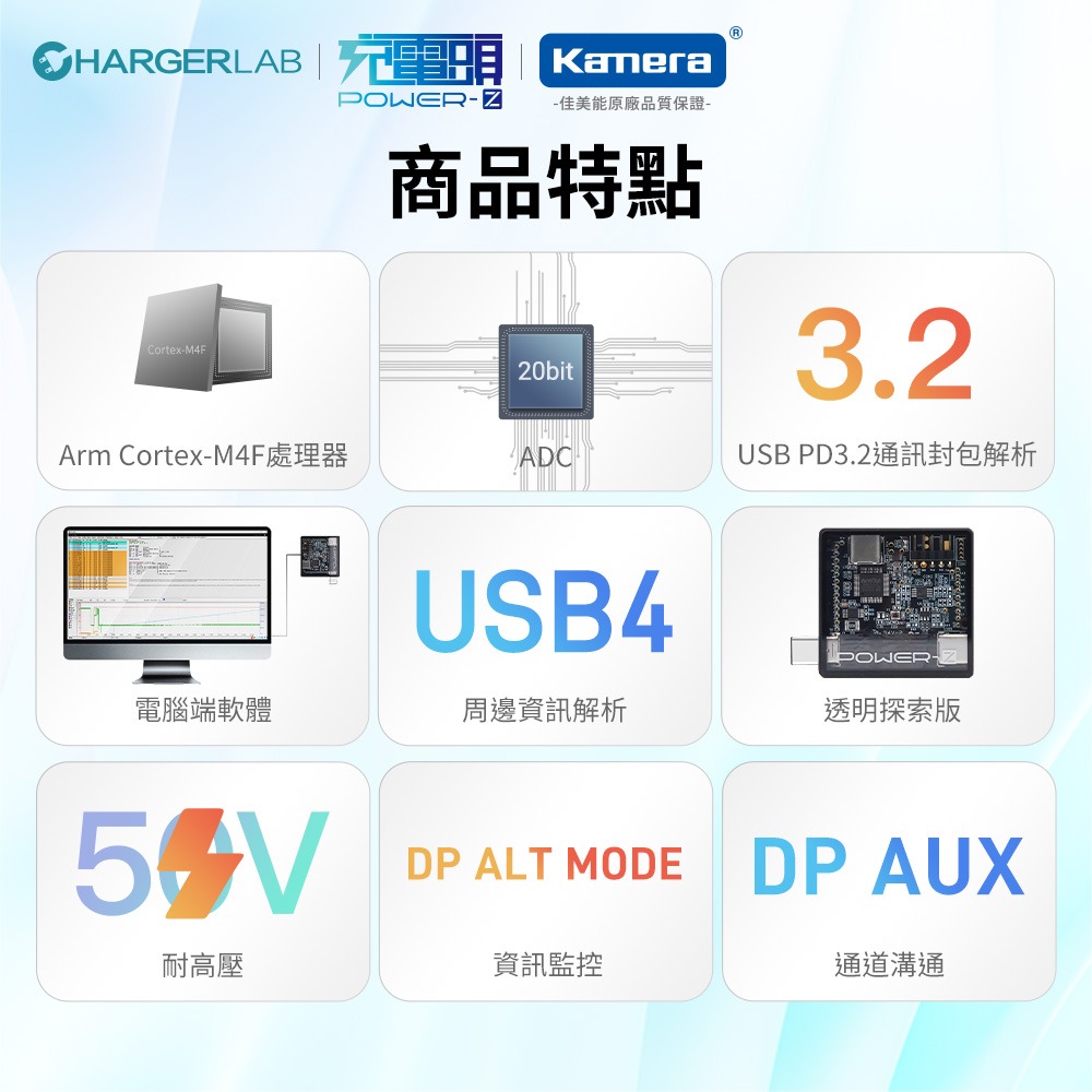 ChargerLAB POWER-Z ET240 PD 協議分析儀 240W 48V 5A-細節圖2