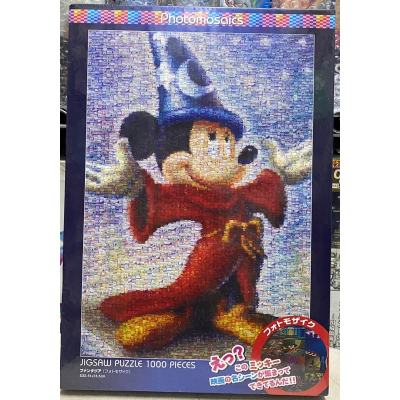 &lt;專屬拼圖屋&gt; 現貨 絕版 日本 迪士尼 米奇 魔法師 馬賽克 蒙太奇 1000片 拼圖 D-1000-443
