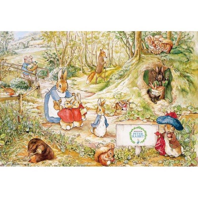 <專屬拼圖屋> 絕版 日本 彼得兔 out and about 1000片 拼圖 1000-434-細節圖3