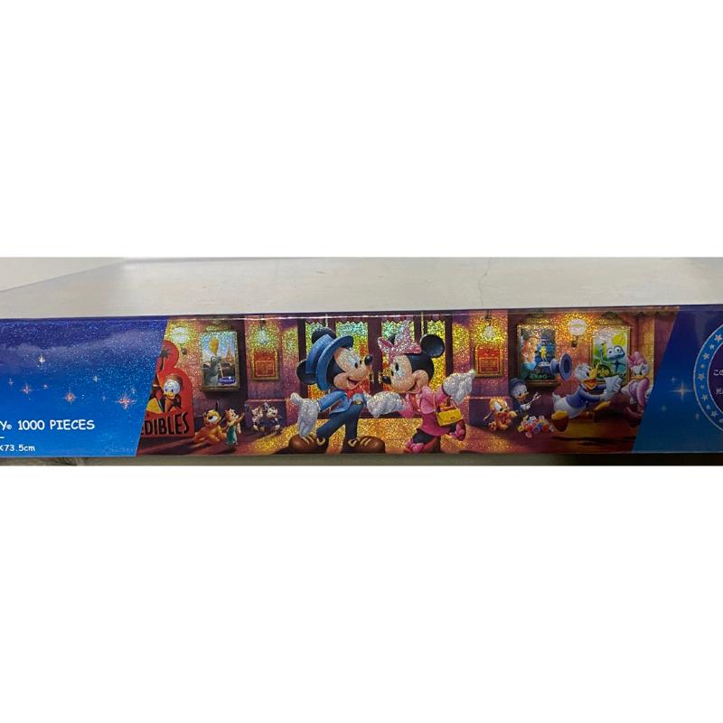 <專屬拼圖屋>（現貨）日本 Disney 迪士尼 米奇 米妮 奇幻夢工場 雷射 1000片 拼圖 D-1000-410-細節圖3