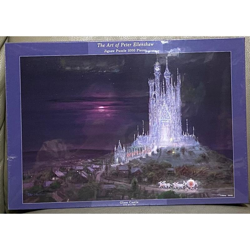 <專屬拼圖屋> （現貨）日本 迪士尼 Tenyo 仙杜瑞拉 夢幻 城堡 魔法 1000片 拼圖 D-1000-093-細節圖2