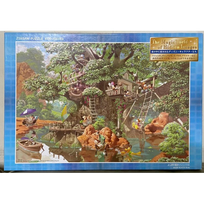 &lt;專屬拼圖屋&gt; （現貨）日本 迪士尼 米奇 米妮 奇妙的森林 隱藏人物 1000片 拼圖 D-1000-369