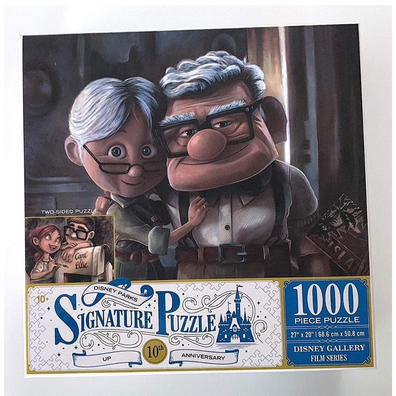 <專屬拼圖屋>(現貨) 絕版 美國 美拼 雙面 10週年 紀念 迪士尼 天外奇蹟 1000片 拼圖-細節圖2