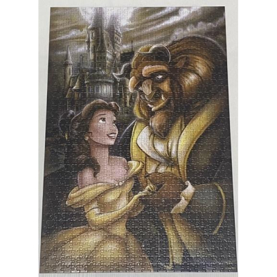 &lt;專屬拼圖屋&gt; 絕版 美國 迪士尼樂園 限定 25週年 紀念版 美女與野獸 貝兒 公主 1000片 拼圖