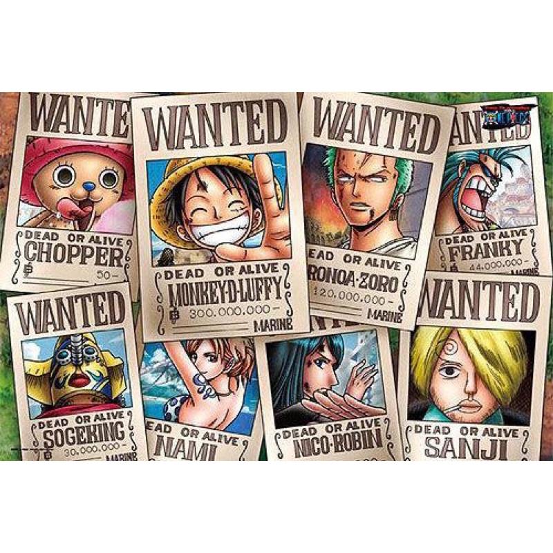 <專屬拼圖屋> (現貨) 日本 絕版 日本 One piece 海賊王 航海王 通緝 1000片 拼圖 1000-75-細節圖2