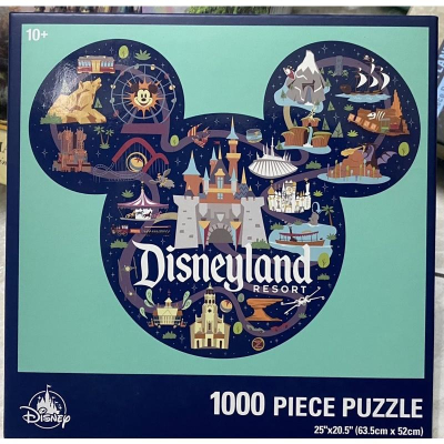 &lt;專屬拼圖屋&gt;（現貨）美國 迪士尼 正版 限定 米奇 造型 Walt Disney World 1000片 拼圖