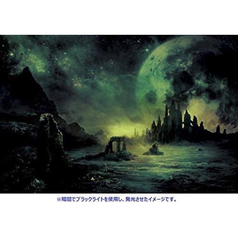 <專屬拼圖屋> （現貨）日本 Yanoman 黑暗之光 夜光 極光 星空 1000片 拼圖 10-1357-細節圖3