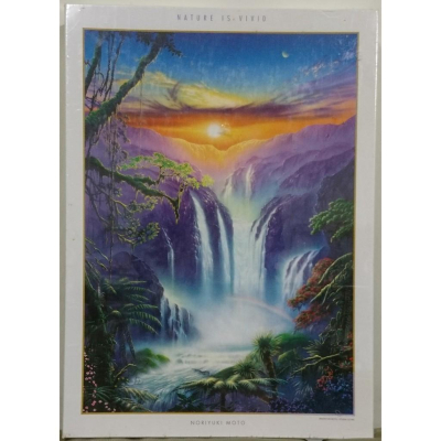 &lt;專屬拼圖屋&gt; 絕版 日本 sunbird 油畫 瀑布 風景 2000片 拼圖