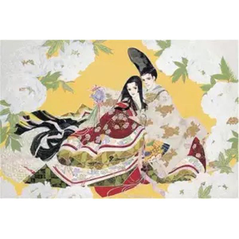 <專屬拼圖屋> 絕版 日本 EPOCH 源氏物語 大和和紀 百花之王 1000片 拼圖-細節圖2