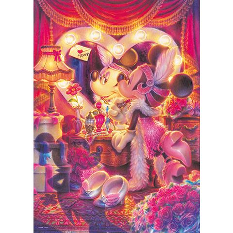 <專屬拼圖屋> 現貨 日本 Tenyo Disney 絕版 迪士尼 米妮 愛在鏡子裡 鏡子 戀愛 D-500-659-細節圖2