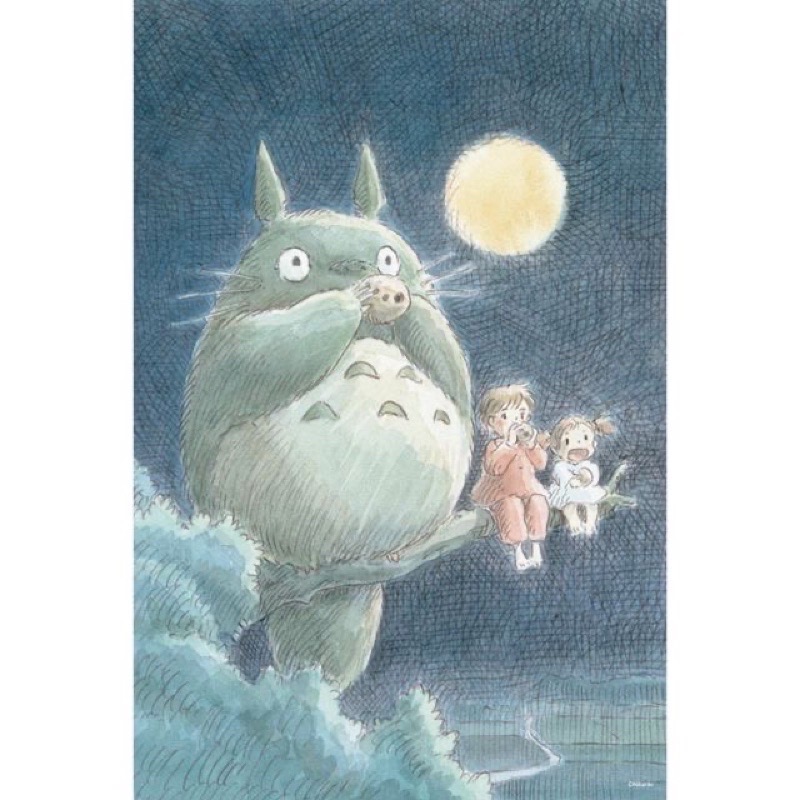 <專屬拼圖屋> 日本 宮崎駿 龍貓 賞月 吹陶迪 1000片 拼圖 1000-203-細節圖2