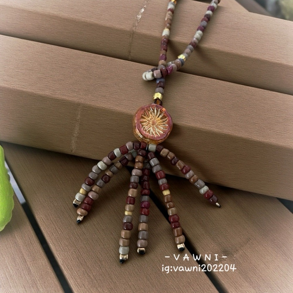 [ V A W N I • 梵馜］美拉德色毛衣鍊 NO.1142021-細節圖4