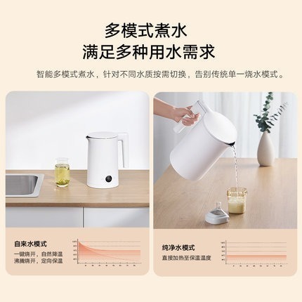 現貨速發｜小米 恒溫 快煮壺 電熱水壺 電水壺 保溫壺 煮水壺 限用220V插座(贈轉接頭) 4段保溫 出國幫手-細節圖3