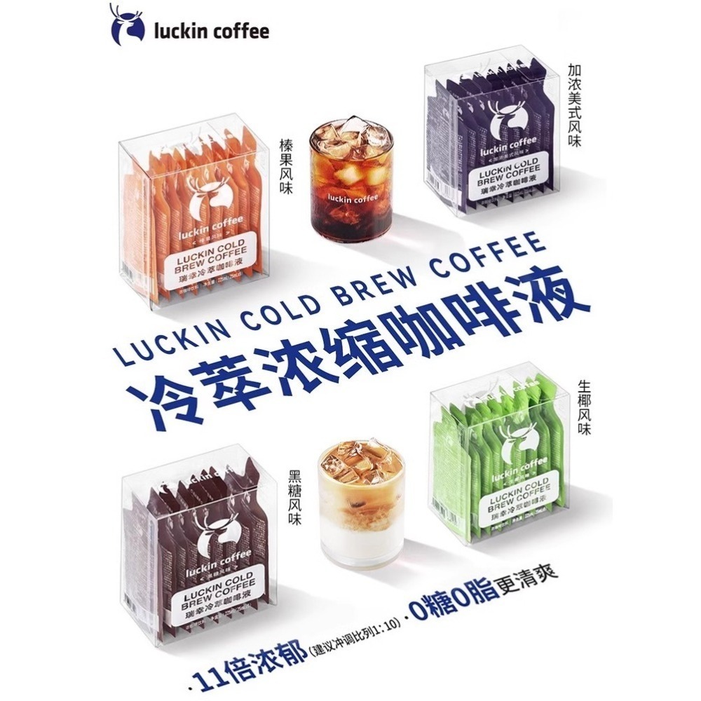 現貨速發｜【瑞幸咖啡-Luckin coffee】100%阿拉比卡系列：冷萃液/元氣彈/濾掛咖啡/生椰漿，DIY生椰拿鐵-細節圖7