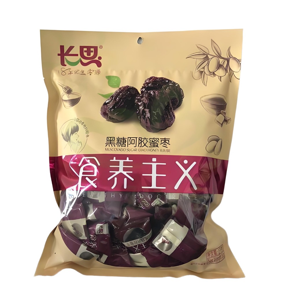 【長思官方】食養主義 阿膠蜜棗(450g/828g) 顆顆無核・獨立小包裝 辦公室午茶/長輩補氣首選（黑糖、水晶、阿膠)-規格圖8