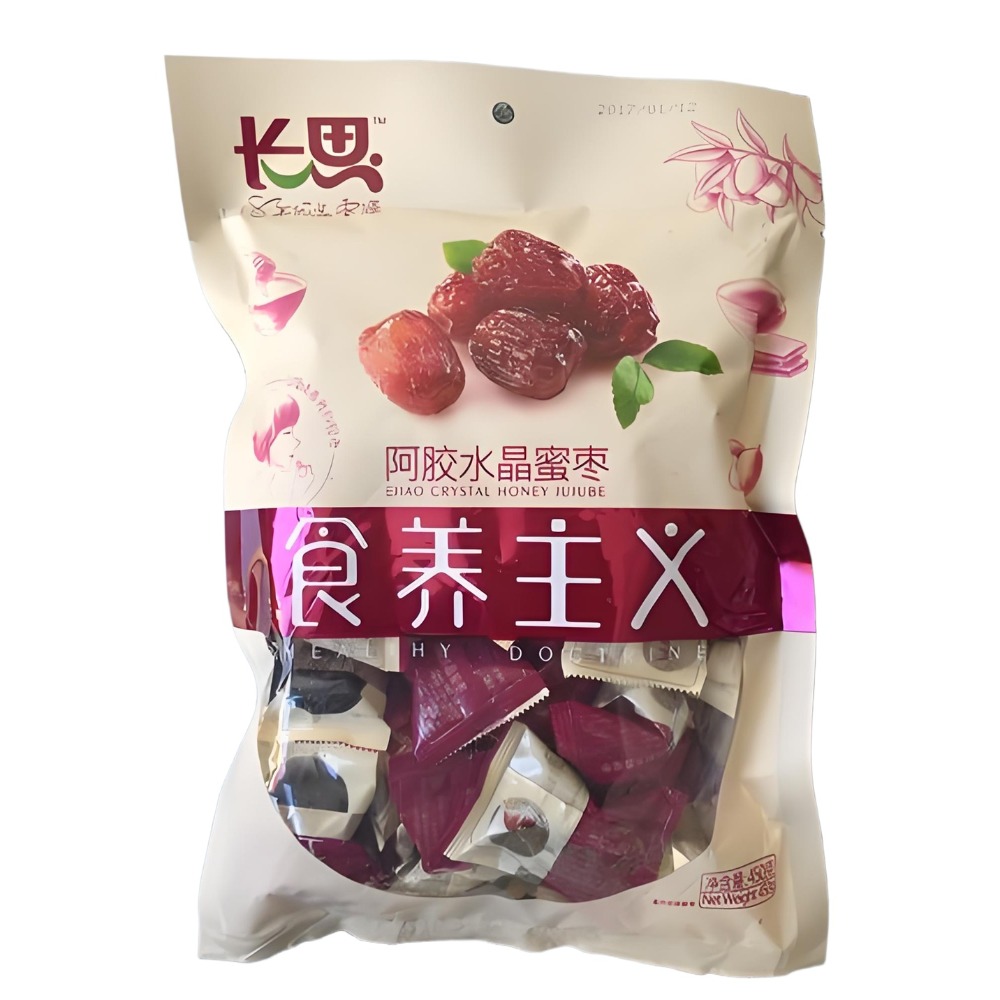 【長思官方】食養主義 阿膠蜜棗(450g/828g) 顆顆無核・獨立小包裝 辦公室午茶/長輩補氣首選（黑糖、水晶、阿膠)-規格圖8