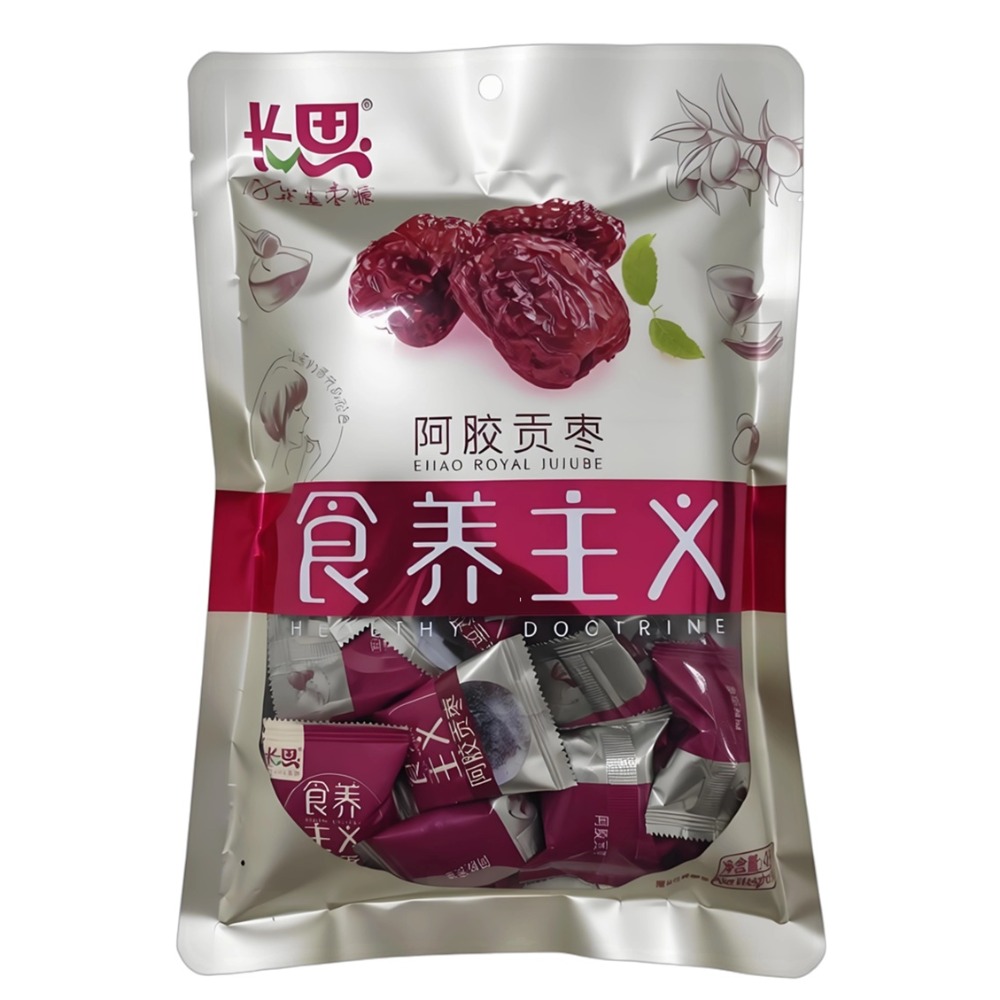 【長思官方】食養主義 阿膠蜜棗(450g/828g) 顆顆無核・獨立小包裝 辦公室午茶/長輩補氣首選（黑糖、水晶、阿膠)-規格圖8