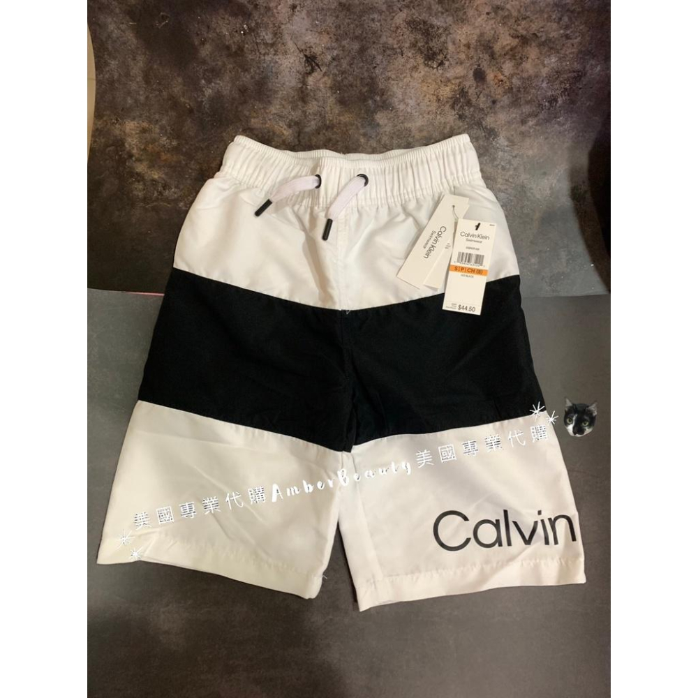 【美國直購正品現貨】Calvin Klein CK (（（男童)））短褲 棉褲 運動褲 海灘褲 兒童 休閒 美式 五分褲-細節圖4