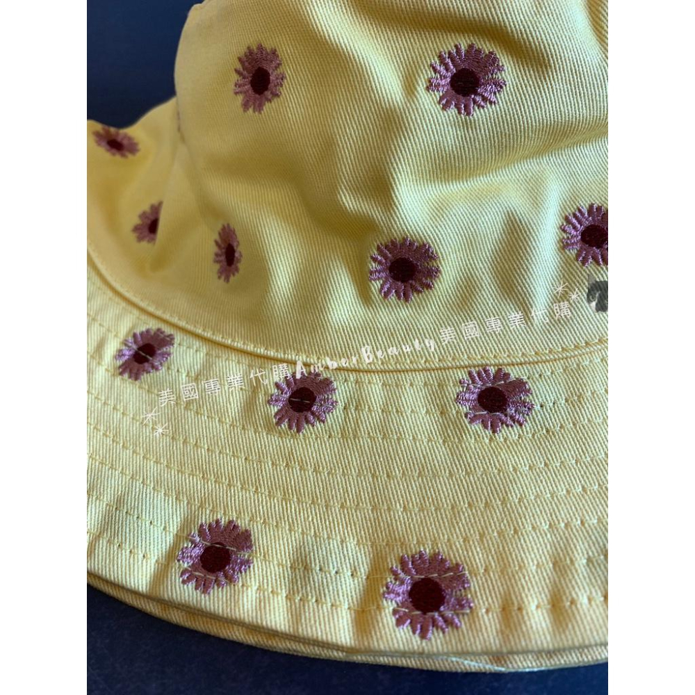 【美國直購 正品現貨】AEROPOSTALE 漁夫帽 2色 潮流 滑板 平頂圓帽 遮陽帽 防曬帽 黃色 白色 刺繡-細節圖5