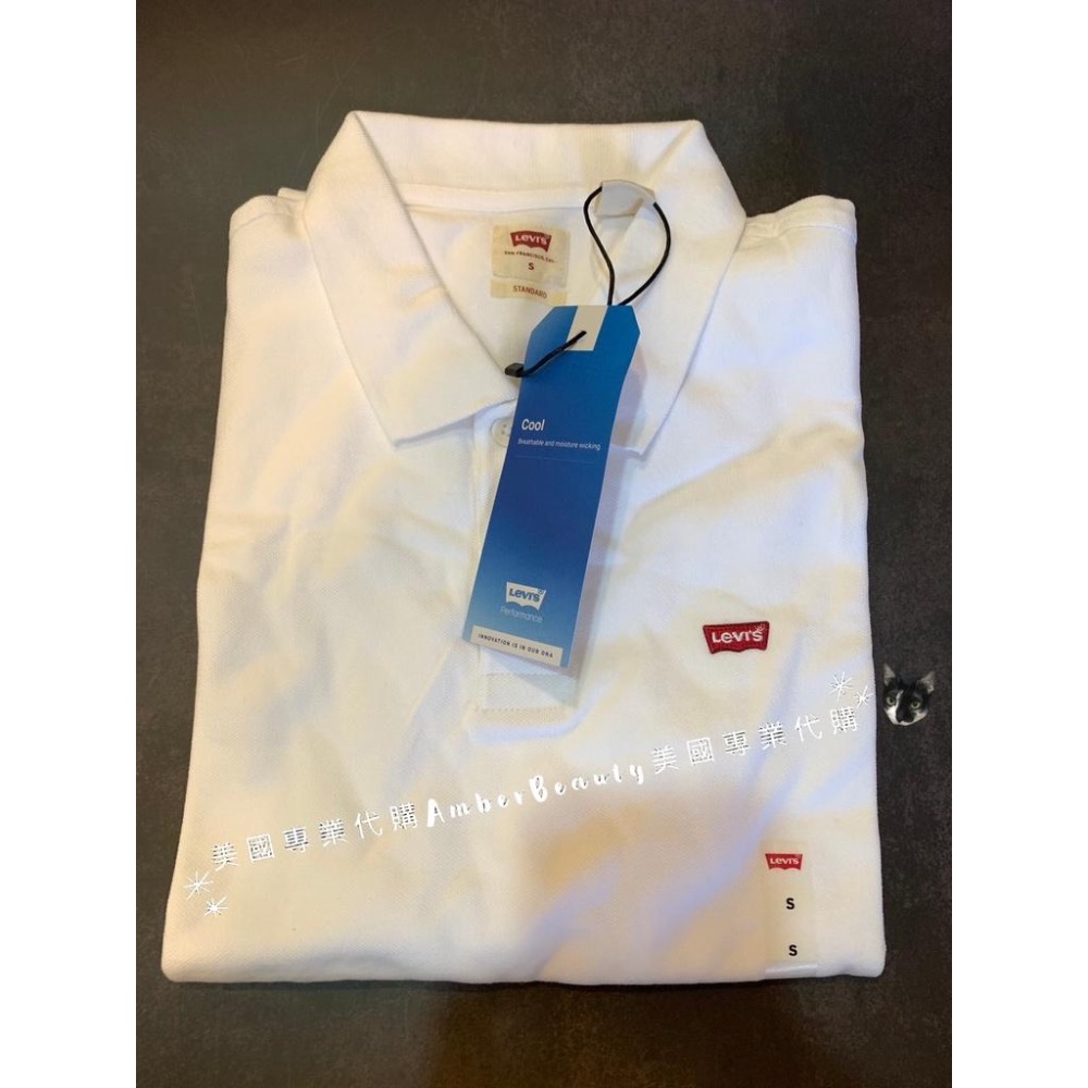 【美國直購現貨】Levi＇s POLO衫 T恤 有領 熱銷商品 網眼布 透氣 大尺碼 吸濕排汗 上衣 短袖 送禮 父親節-細節圖3