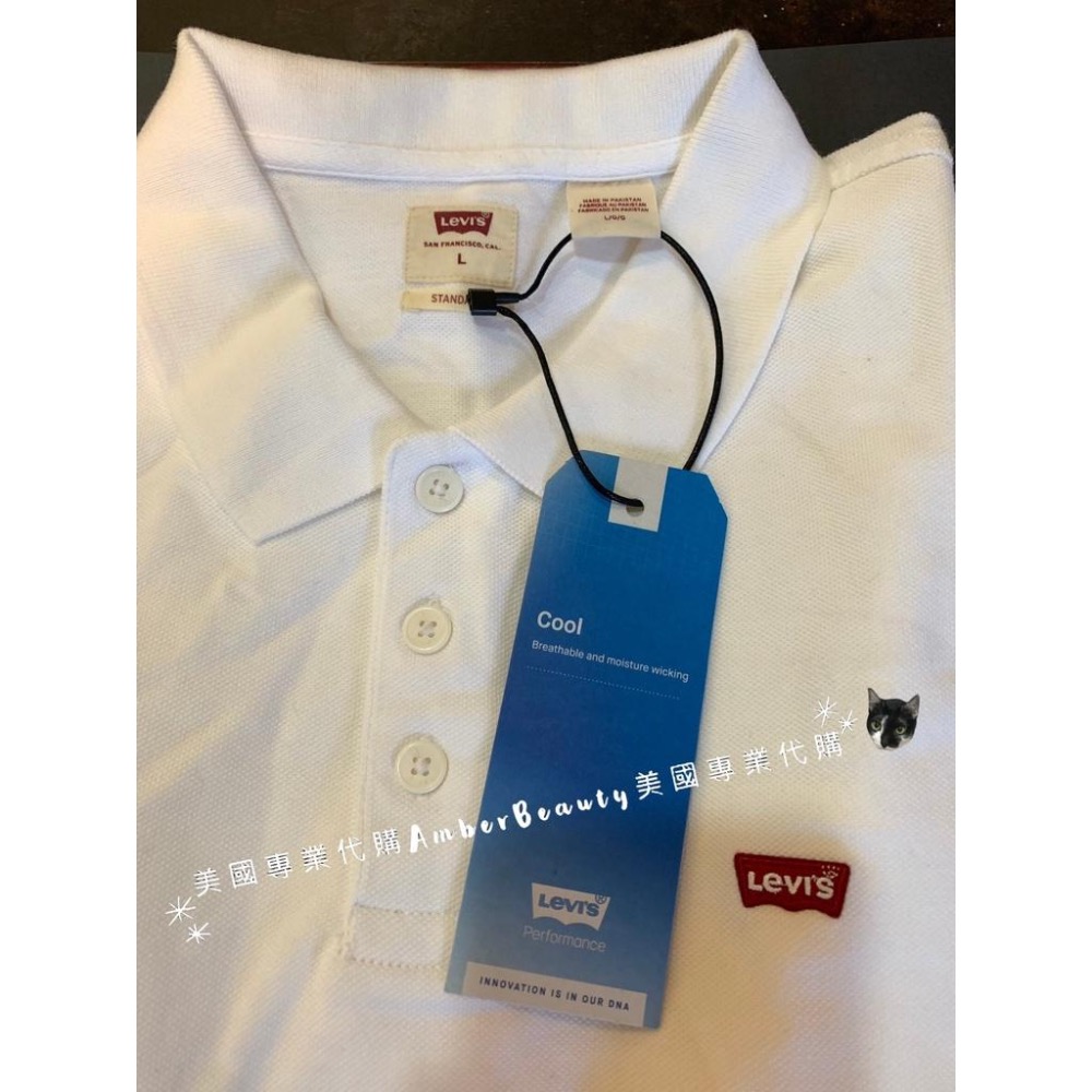 【美國直購現貨】Levi＇s POLO衫 T恤 有領 熱銷商品 網眼布 透氣 大尺碼 吸濕排汗 上衣 短袖 送禮 父親節-細節圖4