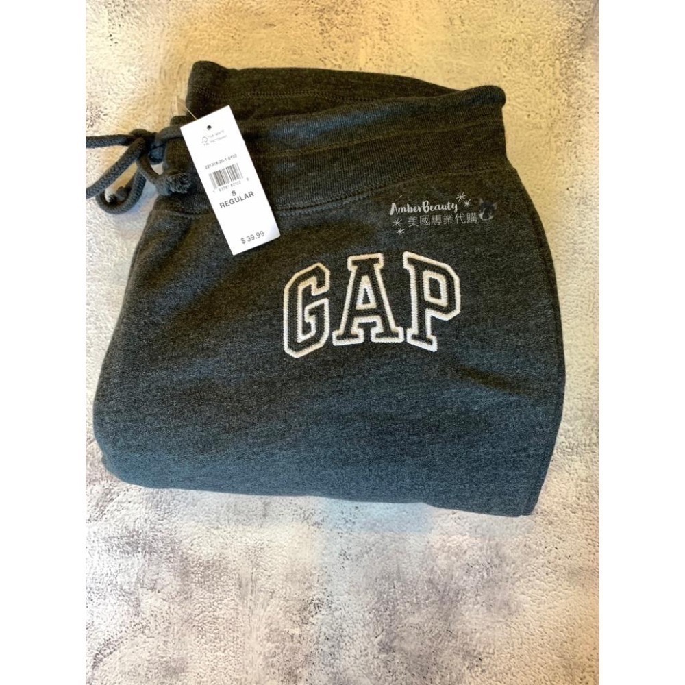 【美國直購正品 現貨在台免等】GAP 縮口棉褲 保暖 刷毛棉褲 Logo 柔軟休閒褲 運動風 男女同款 costco寒流-細節圖3