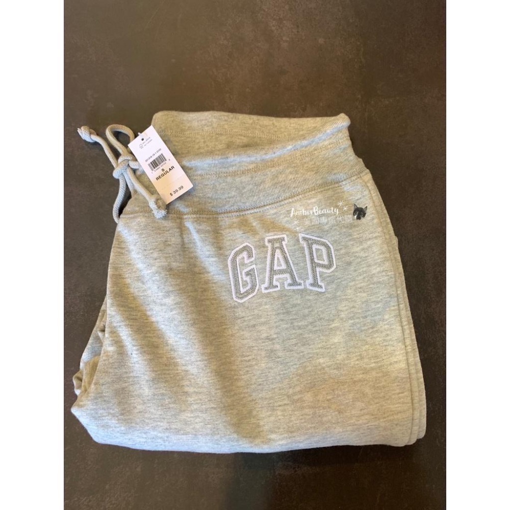 【美國直購正品 現貨在台免等】GAP 縮口棉褲 保暖 刷毛棉褲 Logo 柔軟休閒褲 運動風 男女同款 costco寒流-細節圖5