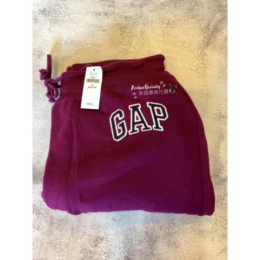 【美國直購正品 現貨在台免等】GAP 縮口棉褲 保暖 刷毛棉褲 Logo 柔軟休閒褲 運動風 男女同款 costco寒流-細節圖6