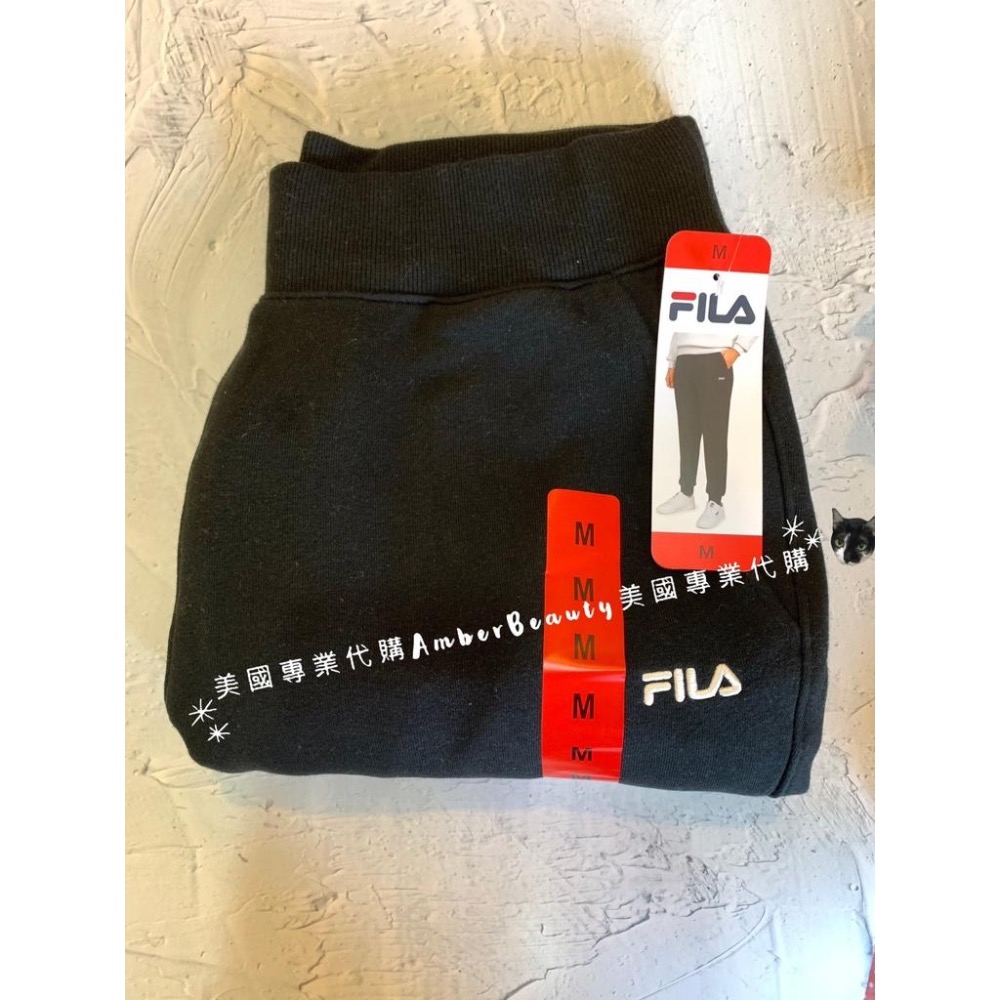 【美國直購正品】FILA 女刷毛休閒束口褲 棉褲 亞洲尺寸 保暖 刷毛 運動褲 睡褲 居家服 COSTCO 寒流 好市多-細節圖7