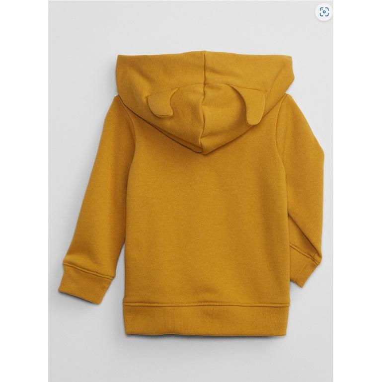 【美國直購正品 現貨在台免等】男幼童 黃色怪獸 帽T 3D趣味造型刷毛連帽上衣 hoodie 送禮 萬聖節-細節圖3