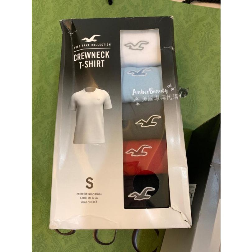 【美國直購正品】Hollister crewneck 經典海鷗logo 男女款 圓領棉T 情人節 禮物 大尺寸 父親節-細節圖4