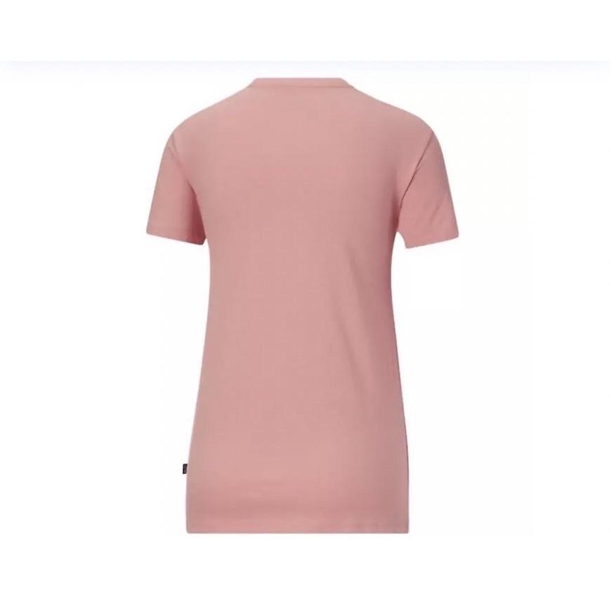 【美國直購 正品現貨】PUMA 女款logo短T 戶外運動 粉紅 上衣 基本款 棉質 圓領 男生 大尺寸 運動衫 蔡依林-細節圖2