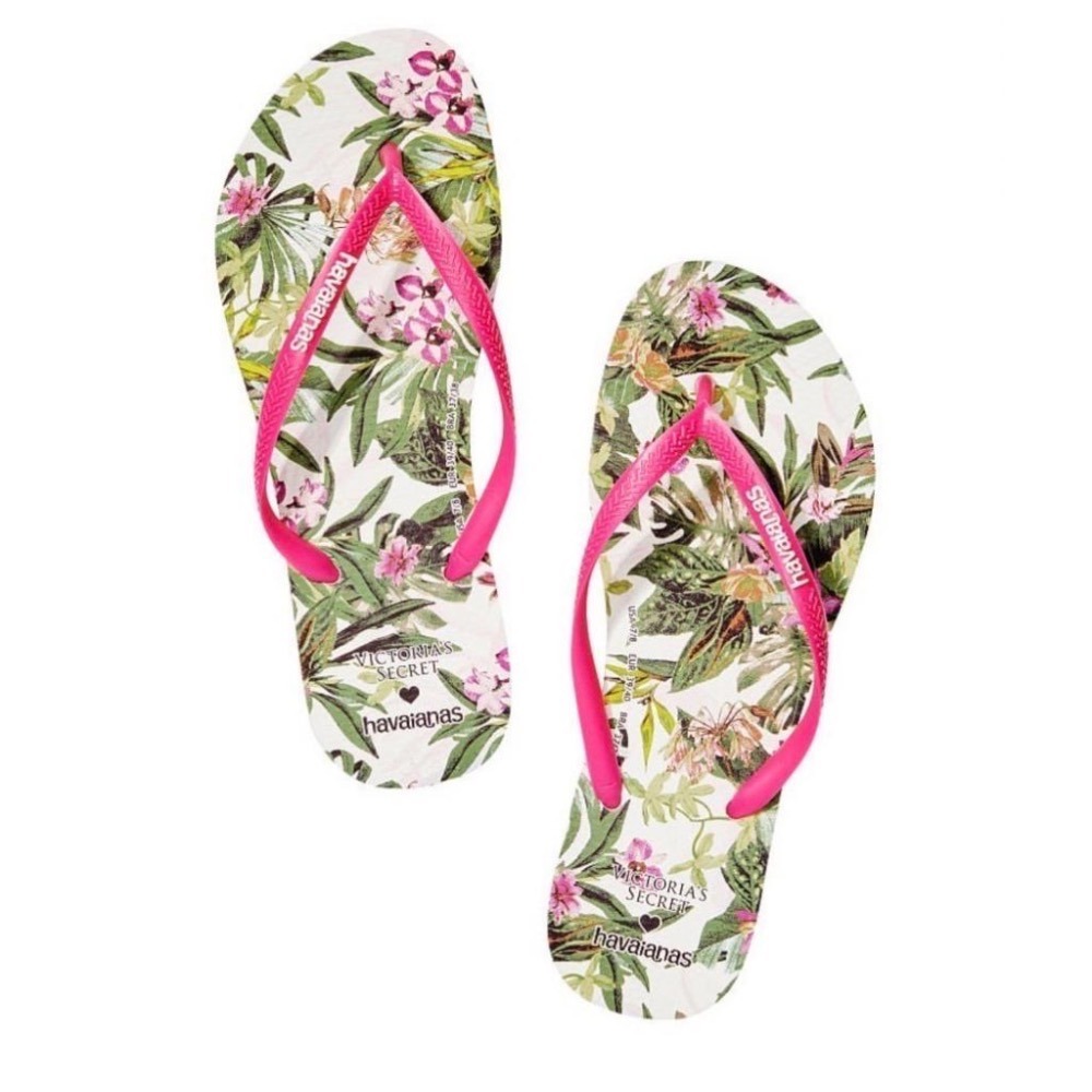 【美國正品現貨】哈瓦仕x維多利亞的秘密 Havaianas x Victoria＇s Secret 聯名 人字拖 夾腳拖-細節圖2