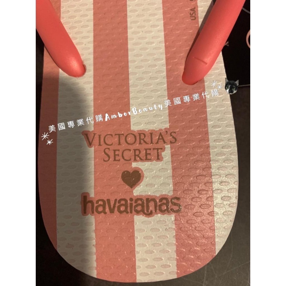 【美國正品現貨】哈瓦仕x維多利亞的秘密 Havaianas x Victoria＇s Secret 聯名 人字拖 夾腳拖-細節圖4