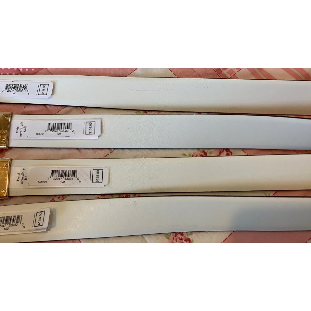 【美國直購正品】Michael Kors 滿版 可翻轉雙面皮帶 MK 美國代購 送禮 情人節 送女友-細節圖9