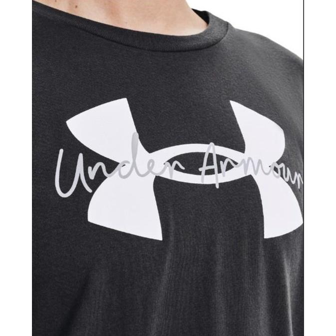 【美國直購正品 現貨在台免等】UNDER ARMOUR 女上衣 短T-Shirt ua logo script tee-細節圖2