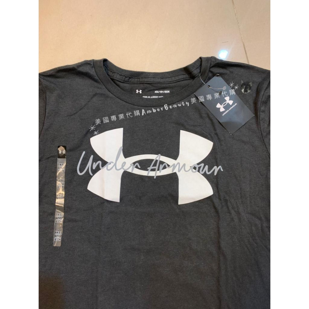 【美國直購正品 現貨在台免等】UNDER ARMOUR 女上衣 短T-Shirt ua logo script tee-細節圖6