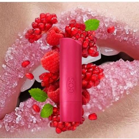 【美國直購 正品現貨】美國原裝EOS 天然有機 保濕 潤脣膏 護唇膏 Lip Balm Stick 草莓 滋潤 一組兩入-細節圖2