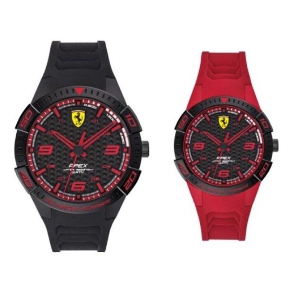 【美國直購正品現貨】Ferrari法拉利 APEX 碳纖維元素 錶盤設計時尚 對錶禮盒 手錶 送禮 聖誕節 父親節 情人-細節圖6