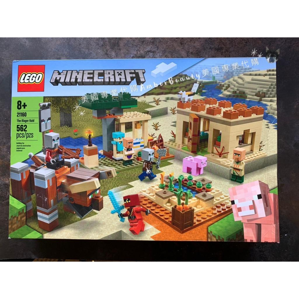 【美國直購正品】樂高 LEGO 40460 玫瑰花 Roses 21160 創世神 Minecraft 災厄村民突襲 禮-細節圖4