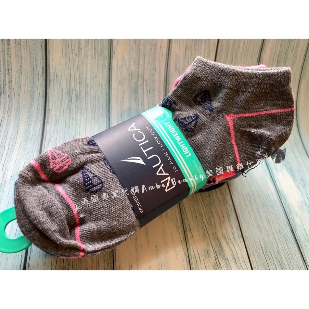 【美國直購 正品現貨】NAUTICA 彈力襪 6 雙/10雙 女運動短襪 low cut 彩色襪 隱形襪 船型襪 踝襪-細節圖3