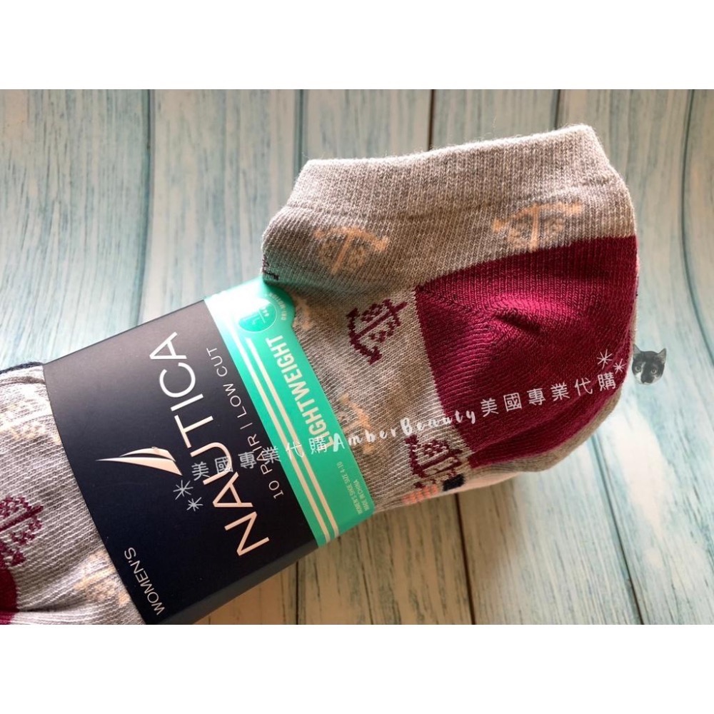 【美國直購 正品現貨】NAUTICA 彈力襪 6 雙/10雙 女運動短襪 low cut 彩色襪 隱形襪 船型襪 踝襪-細節圖5