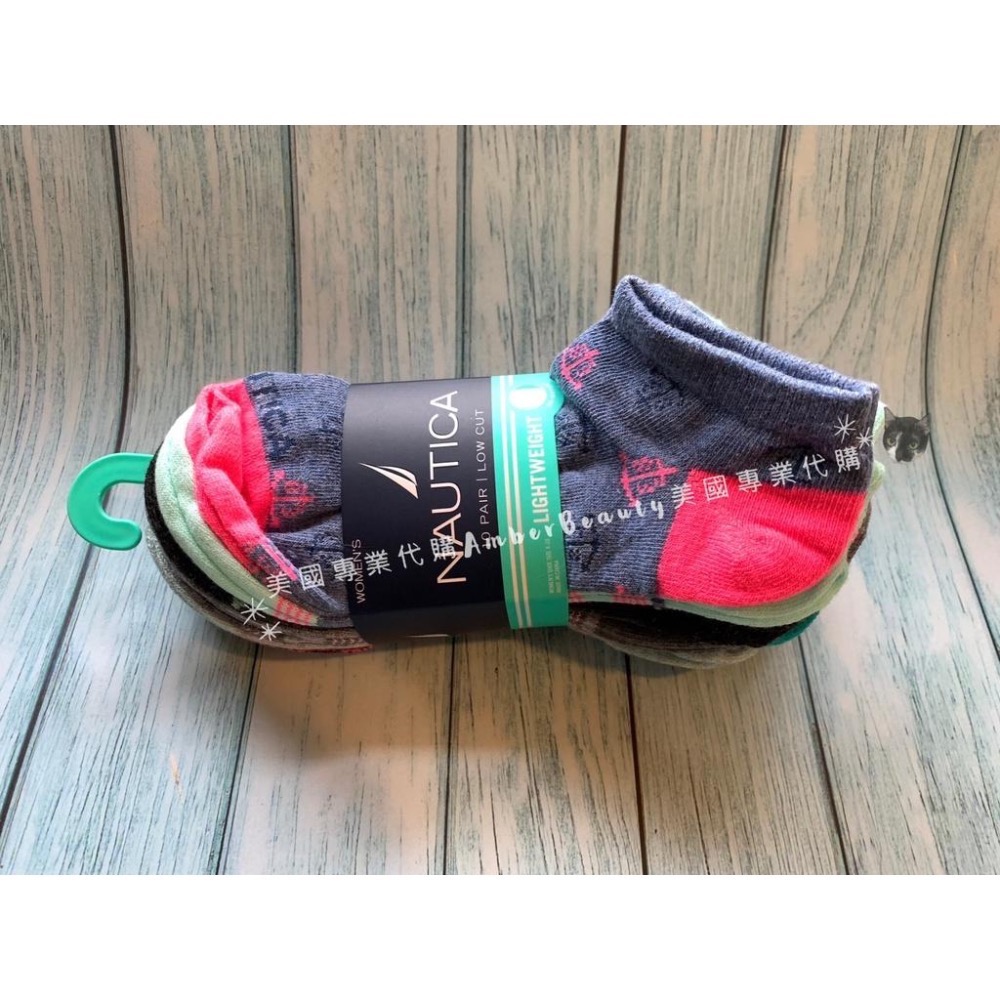 【美國直購 正品現貨】NAUTICA 彈力襪 6 雙/10雙 女運動短襪 low cut 彩色襪 隱形襪 船型襪 踝襪-細節圖7