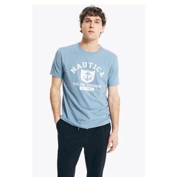 【美國直購正品】NAUTICA船錨短T 短袖 上衣 T恤 帆船 男裝 帆船 大尺寸 基本款 純棉 父親節 情人節-細節圖2