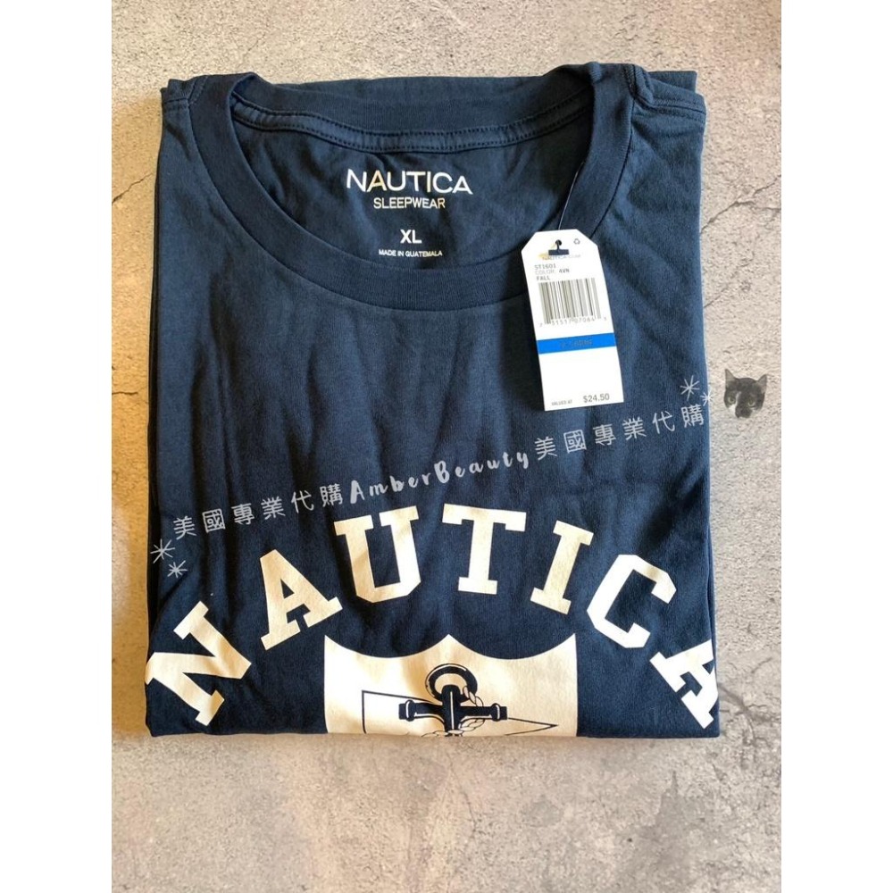 【美國直購正品】NAUTICA船錨短T 短袖 上衣 T恤 帆船 男裝 帆船 大尺寸 基本款 純棉 父親節 情人節-細節圖8