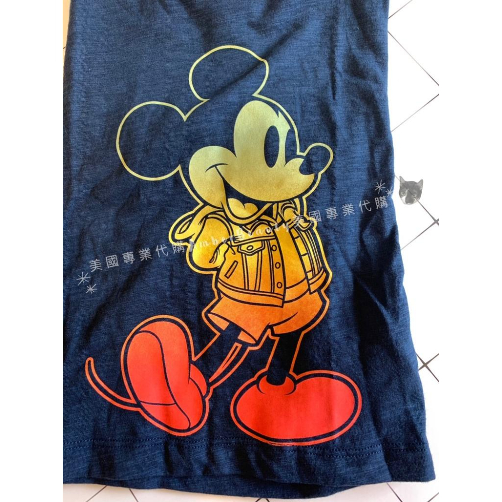 【美國直購正品】Gap x Disney 迪士尼聯名 米奇 mickey 彩色漸層卡通印花短T 送禮 大童-細節圖2