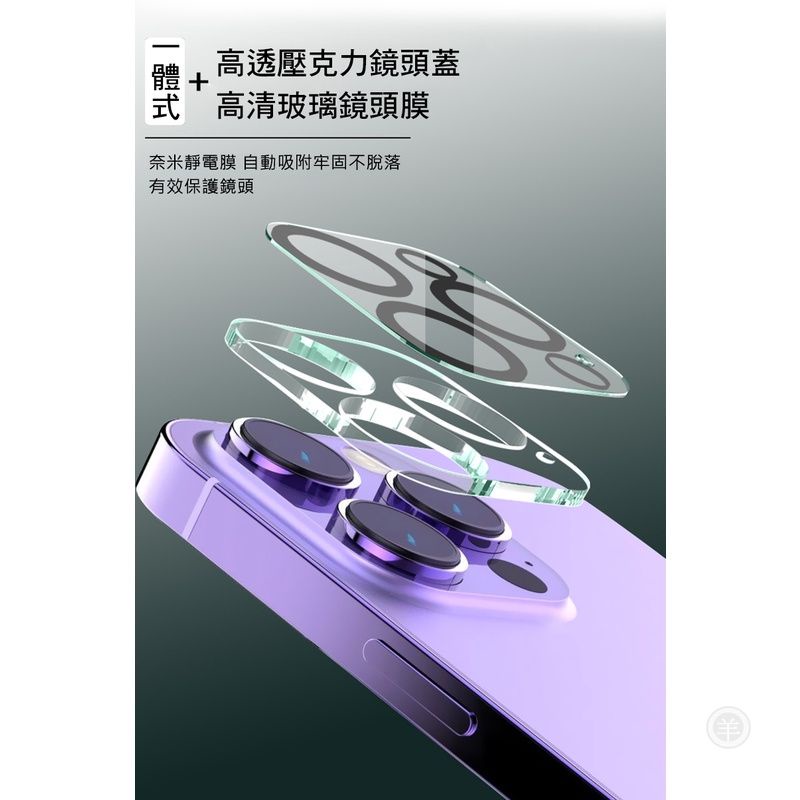 Imak Apple iPhone 14 Pro/iPhone 14 Pro Max 鏡頭玻璃貼 (一體式) 保護貼 p-細節圖4