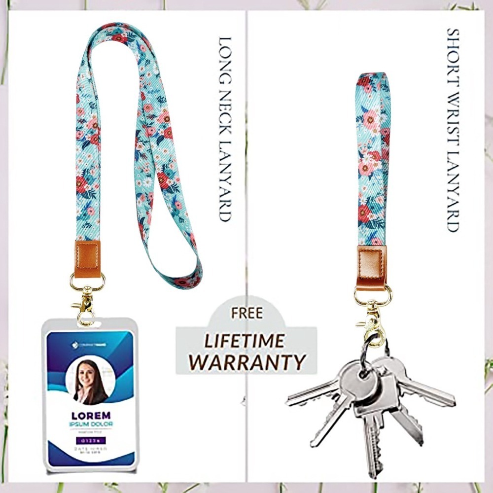 【台灣出貨】花樣長短 手機吊繩 手機吊飾 識別證掛繩 不用換手機殼 手繩 手機繩 背帶 手機繩 頸掛繩 花花手機背帶-細節圖5