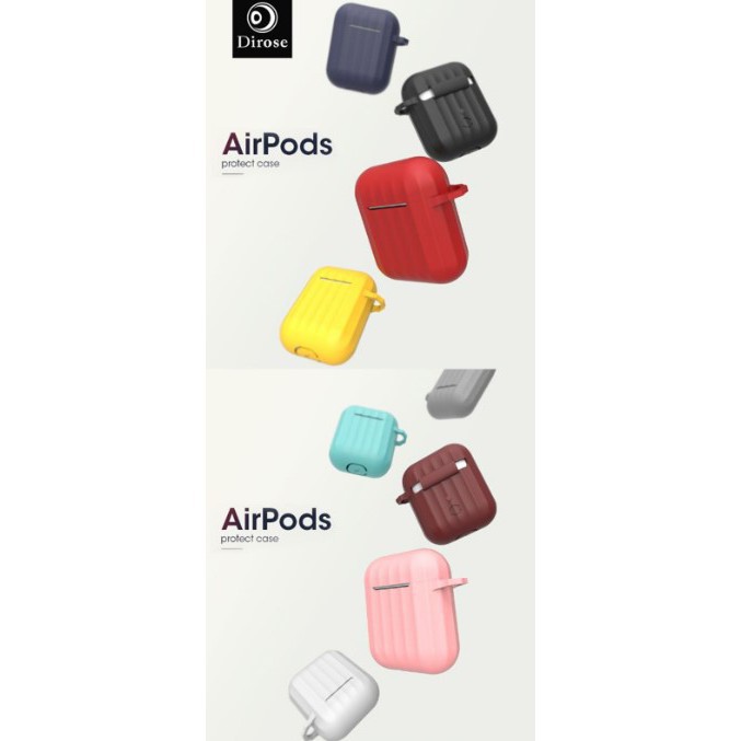 Apple AirPods (一/二代) Dirose 矽膠防摔保護套-細節圖2