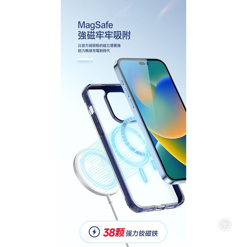 MagSafe磁吸充電~DUX DUCIS Apple iPhone 14 Pro Max Clin2 保護殼 手機殼-細節圖7